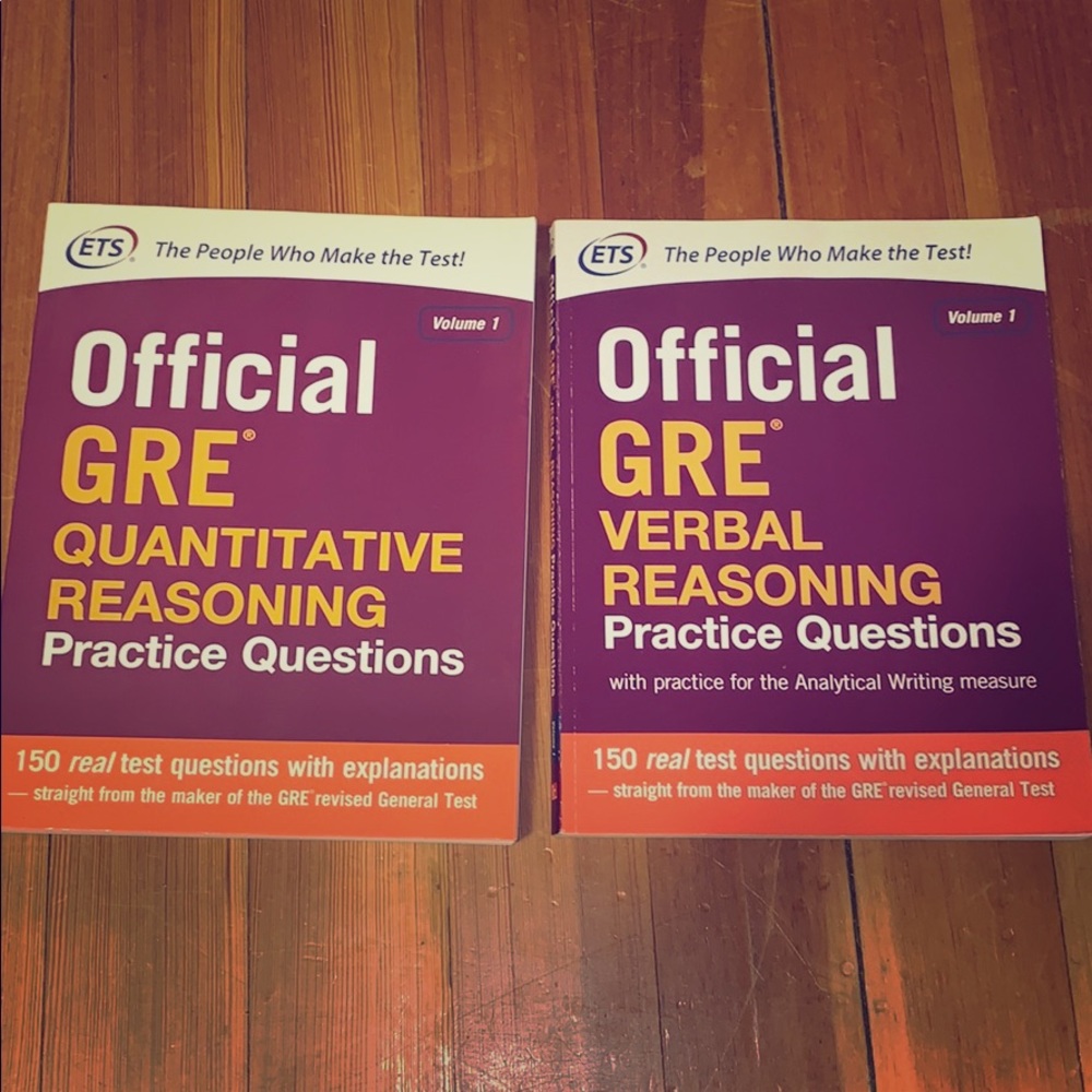 Official GRE Practice Question Books